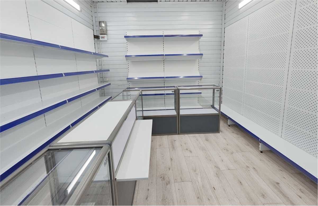 Торговое оборудование для магазина, стеллаж, прилавок витрина tato