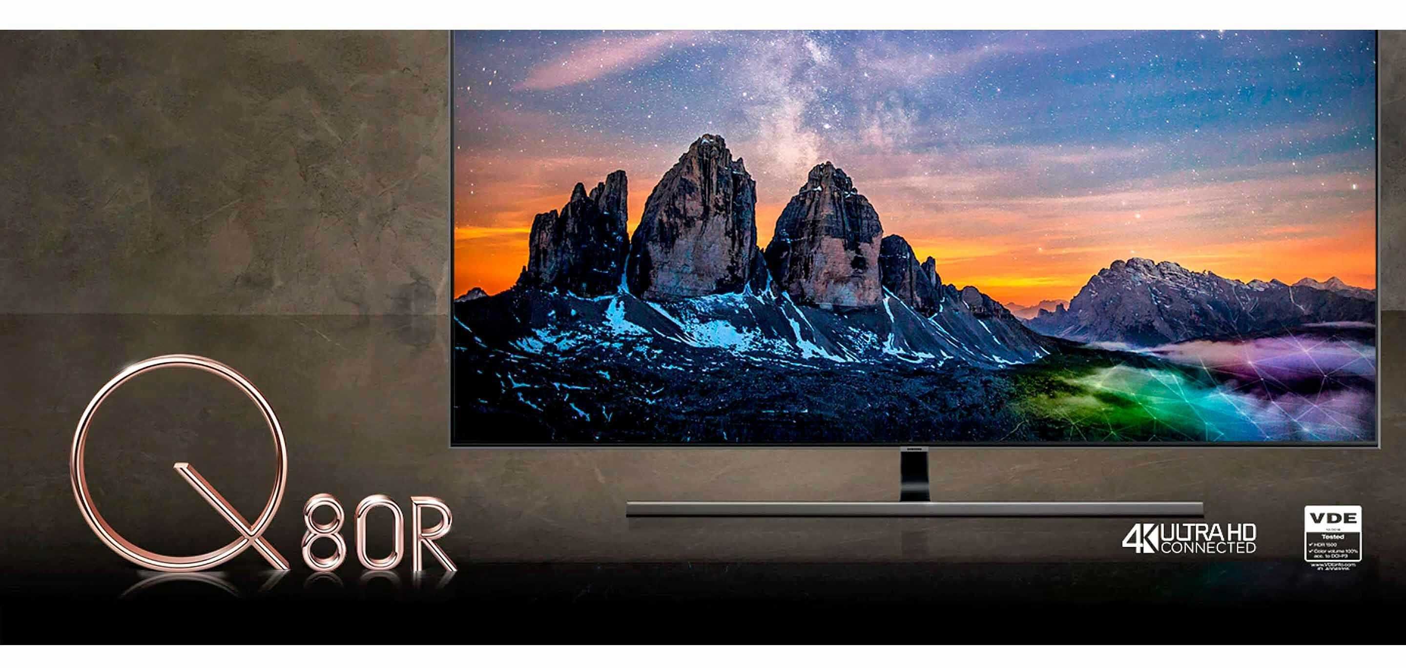 4K Smart QLED телевизор Samsung (QE55Q80TAU) Новый