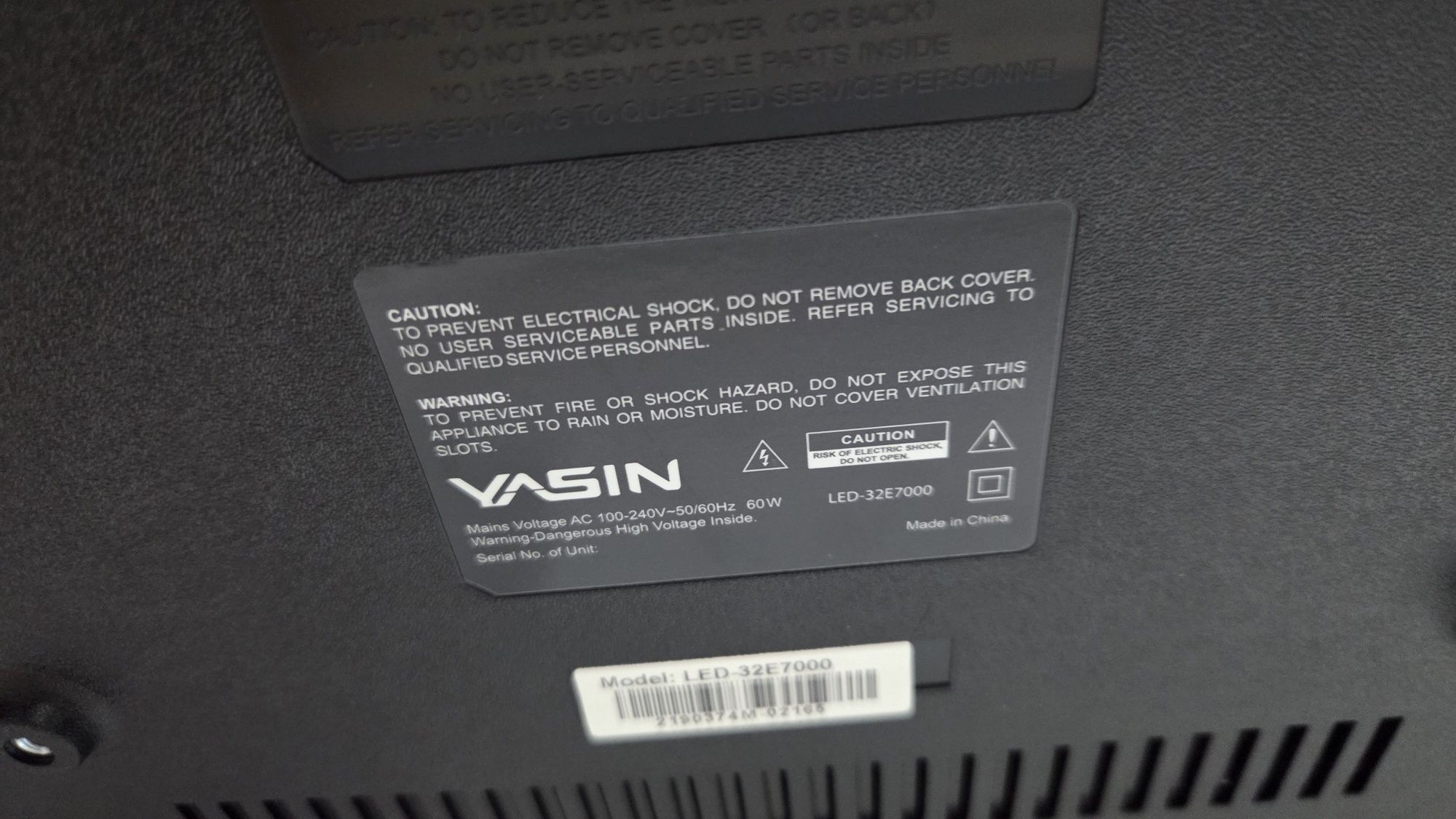 *️⃣ НОВАЯ Yasin Smart 32e7000 Диогональ 81см / QTV !!!
