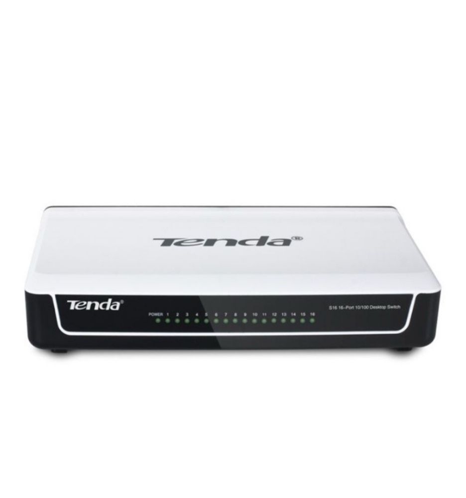 Коммутатор Tenda S16 — 16 портов, новый