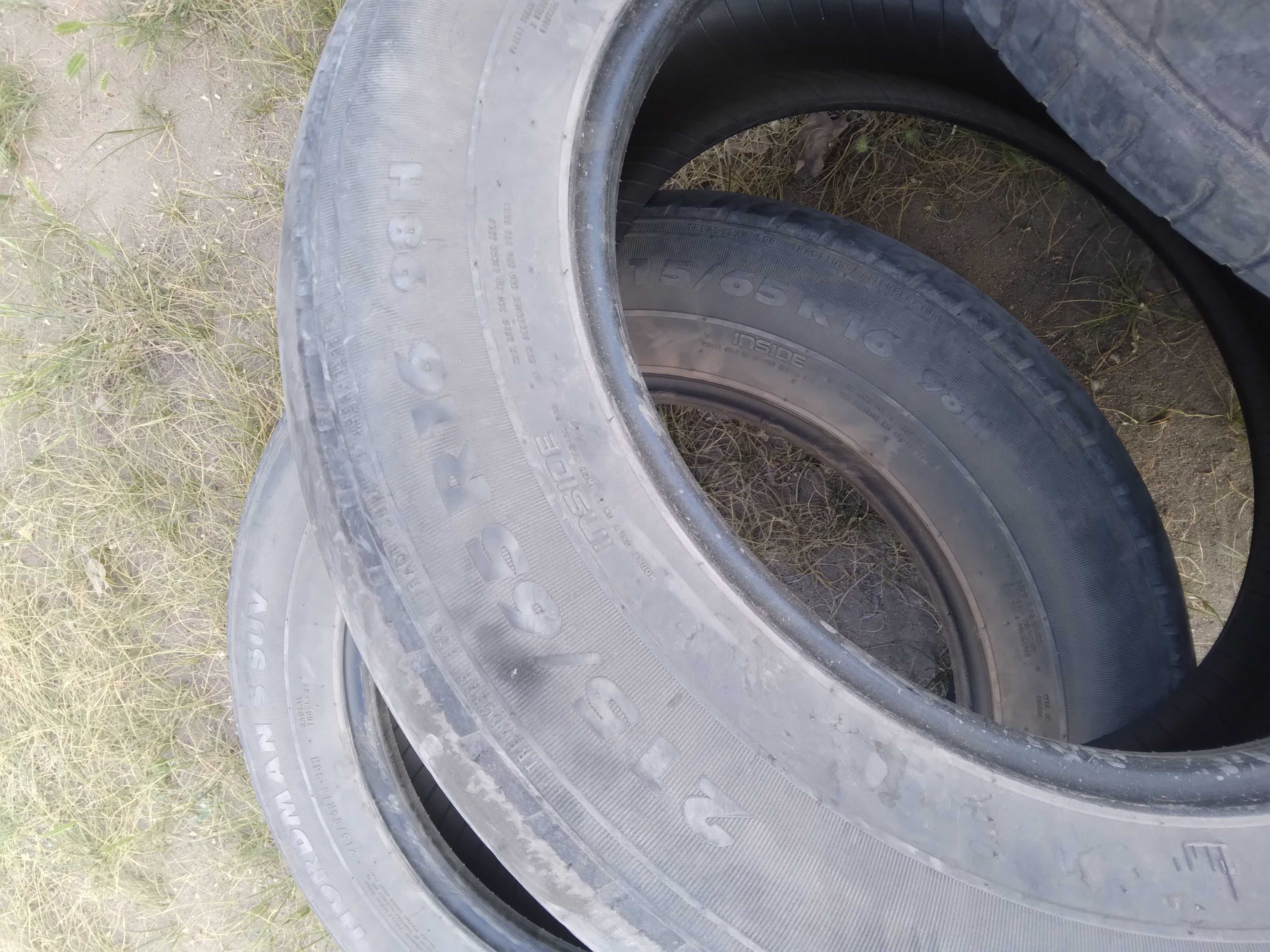Продам комплект б/у шин Nokian размеры 225×65×16. Могут еще послужить.