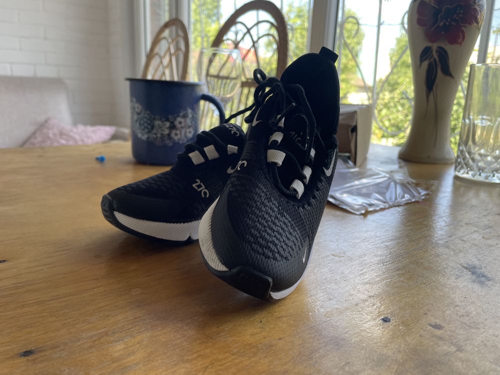 Кроссвоки Nike , Air 27 c , 27 размер , чёрные , для детей