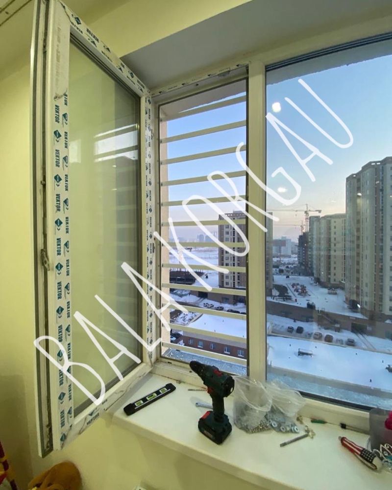 Прозрачные решетки от выпадения