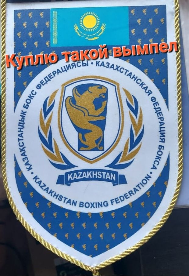 Вымпел бокс Казахстан, КФБ, KFB, Казахстанская федерация бокса