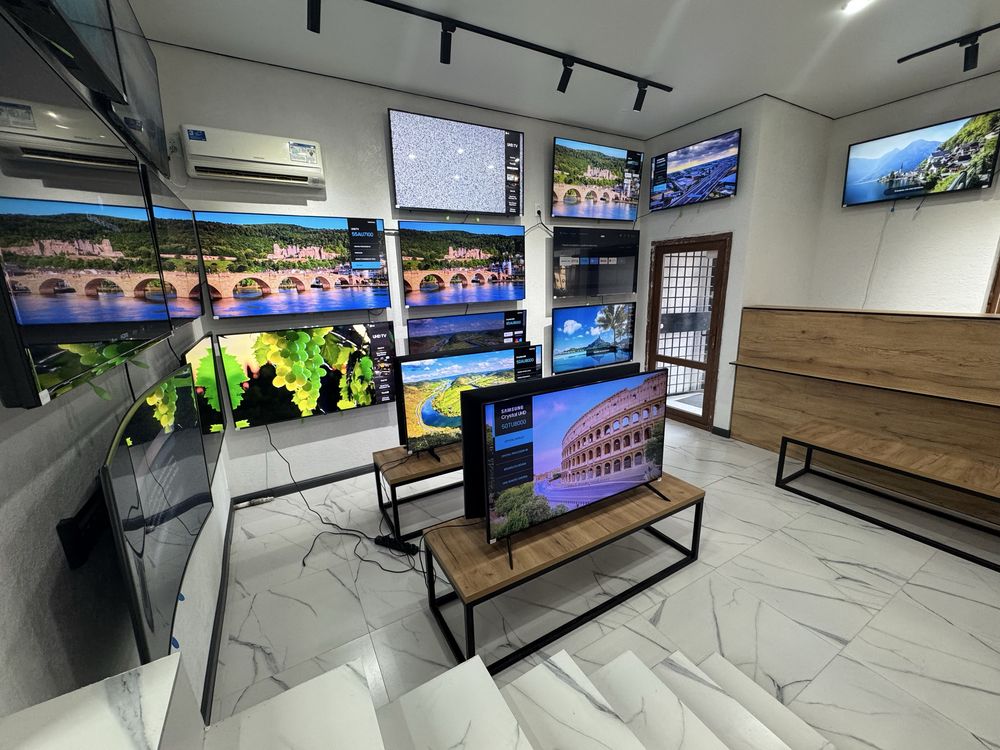 Телевизоры LG, Samsung 32–85” Smart TV Tizen, webOS, Android, Гарантия
