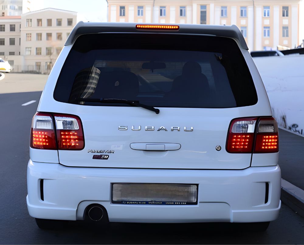 Бампер STI2m под длинный номер Subaru Forester SF