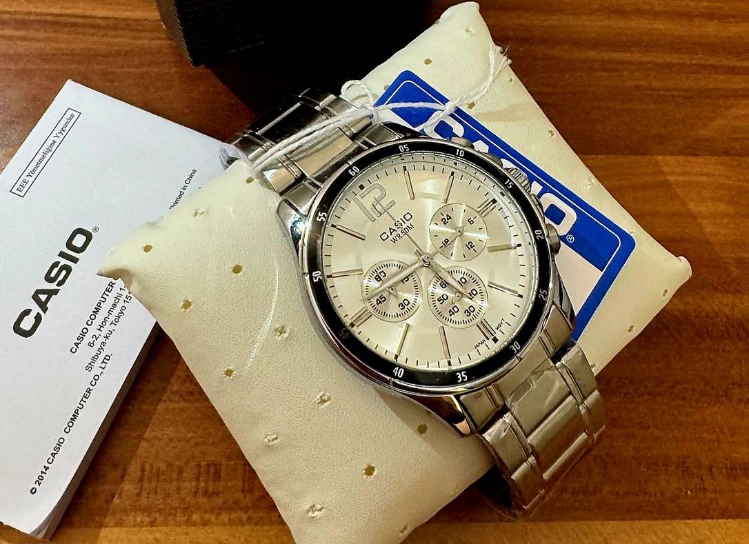 Часы Кварцевые CASIO MTP-1374D-7AVDF сталь