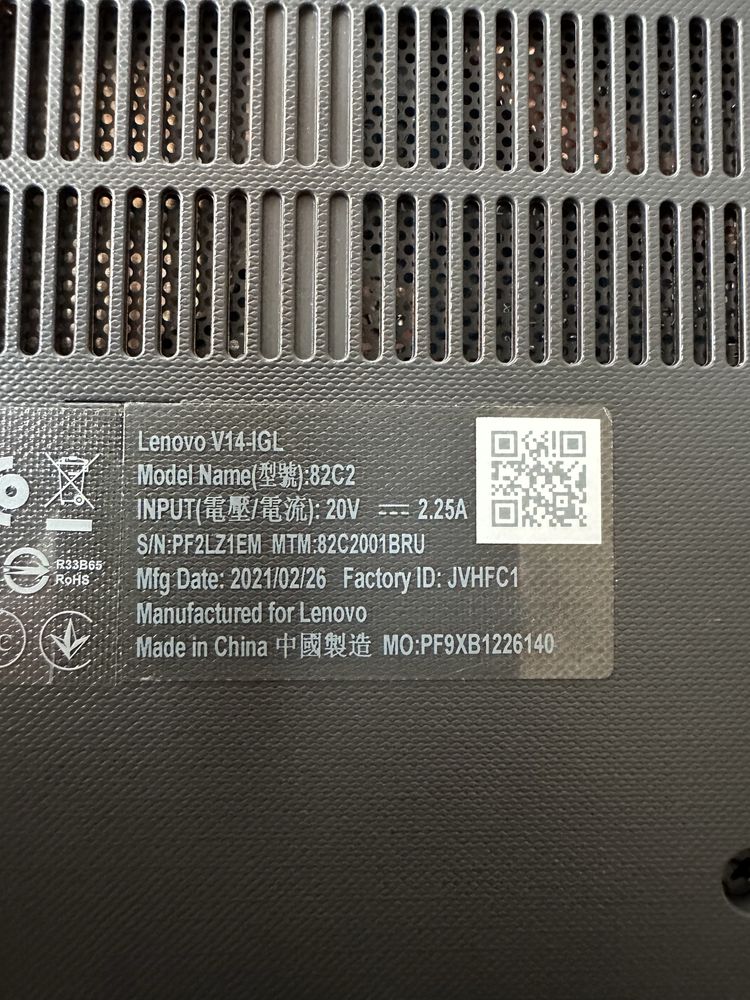 Ноутбук Lenovo V14 IGL /SSD 256 Гб