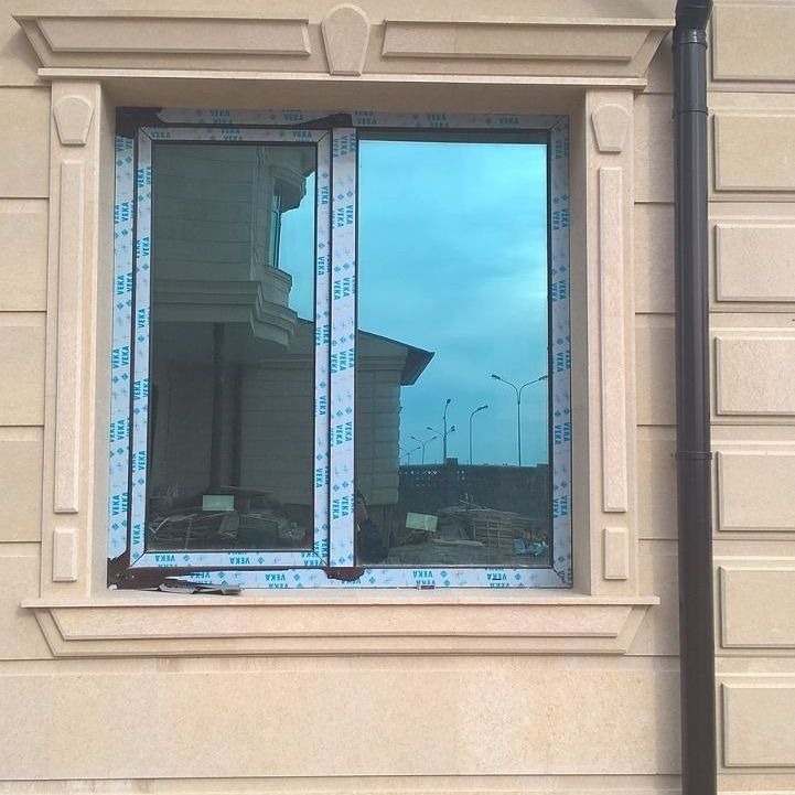 Монтаж травертина и гранита, фасадные работы Астана