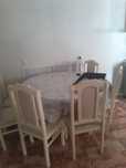 Круглый стол 130×130 и 6стульев