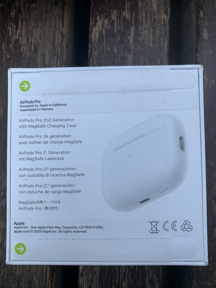 Новые оригинальные AirPods Pro 2 (2nd Gen) — не распакованные!