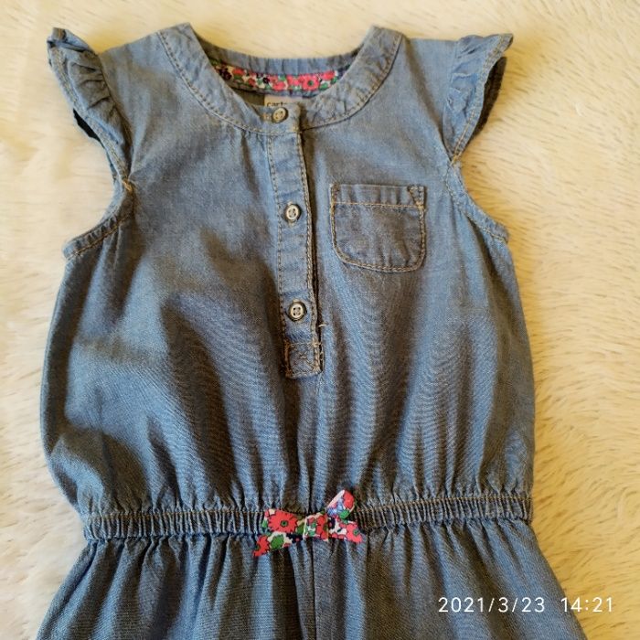 Комбинезон джинсовый Carters д432