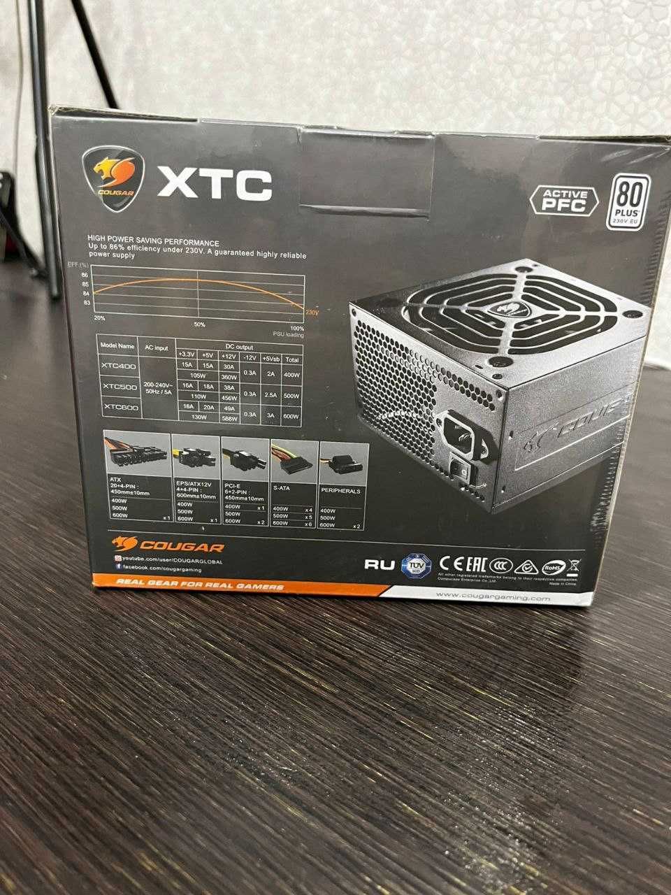 Блок питания Cougar XTC 500W (Новый)