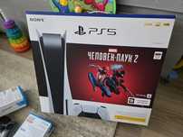 Срочно PlayStation 5 с дисководом джойстика и и кейсом