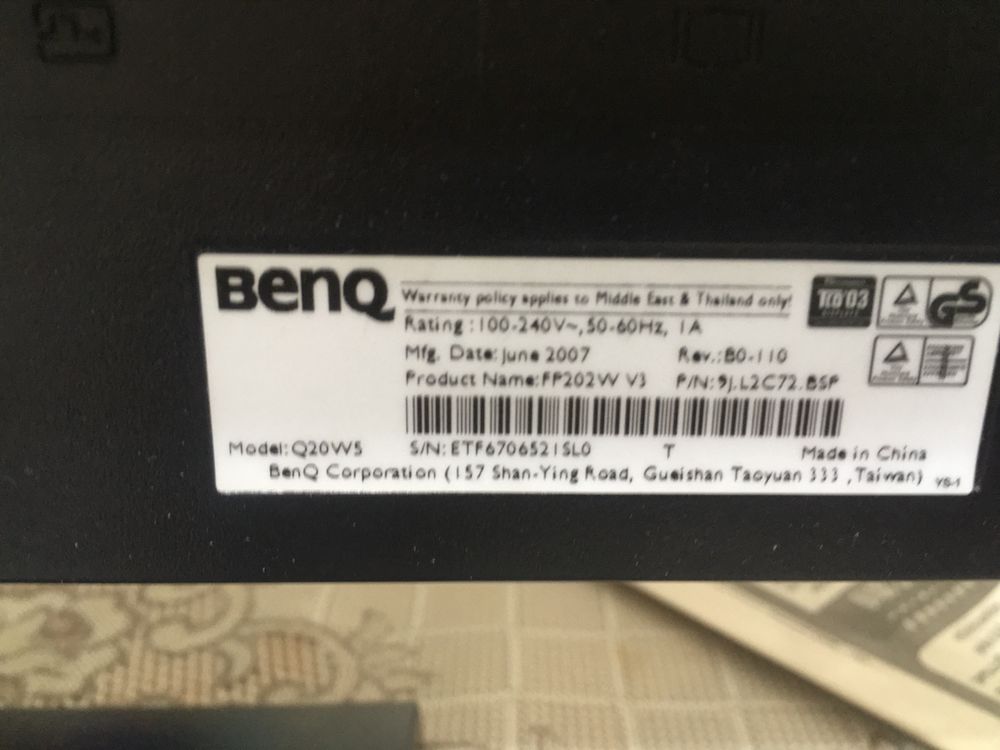 Монитор BENQ