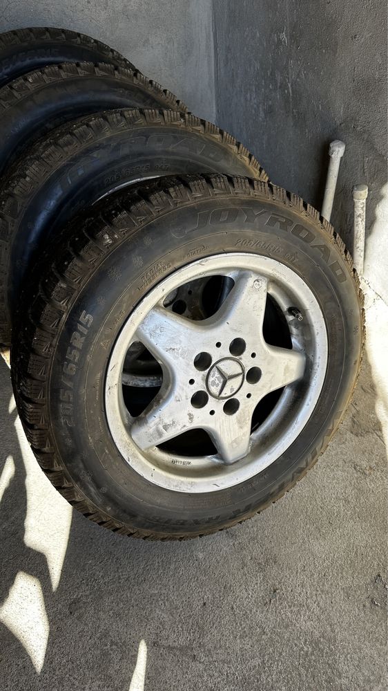 Шины с дисками R15 на мерс