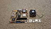 Материнская плата на компьютер + процессор Pentium 4