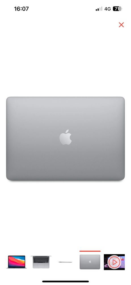 Ноутбук apple mac book-air13/2020/13.3/8g/ssd256