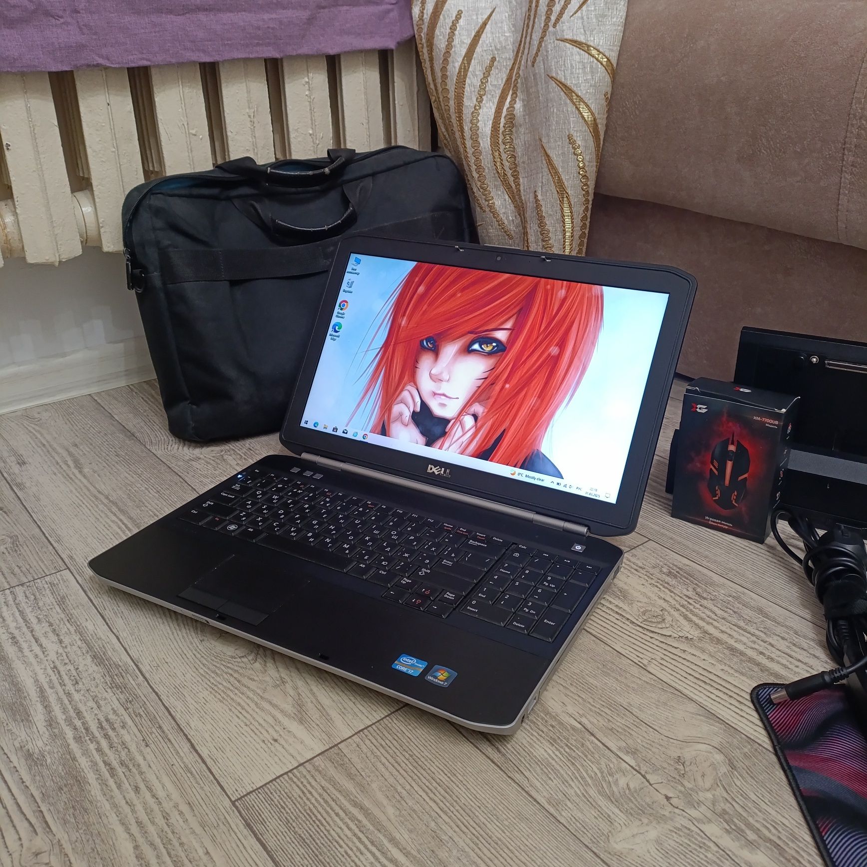 Бизнес DELL Latitude/Core i7/SSD-128GB/15.6 дюймовый! Метал корпус!