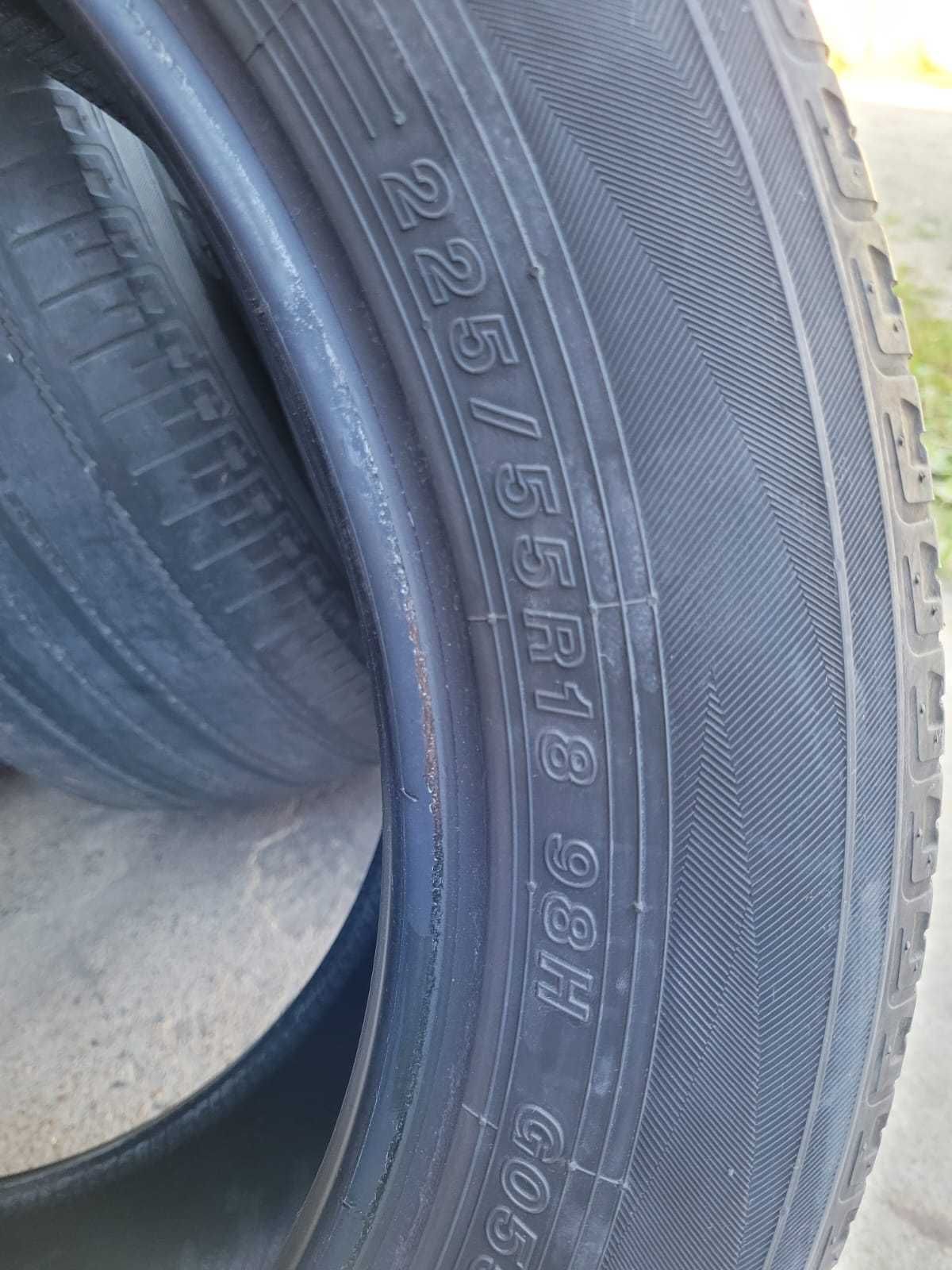 Автошины YOKOHAMA GEOLANDAR  SUV 225/55 R18,  Комплект 4 шт., б/у