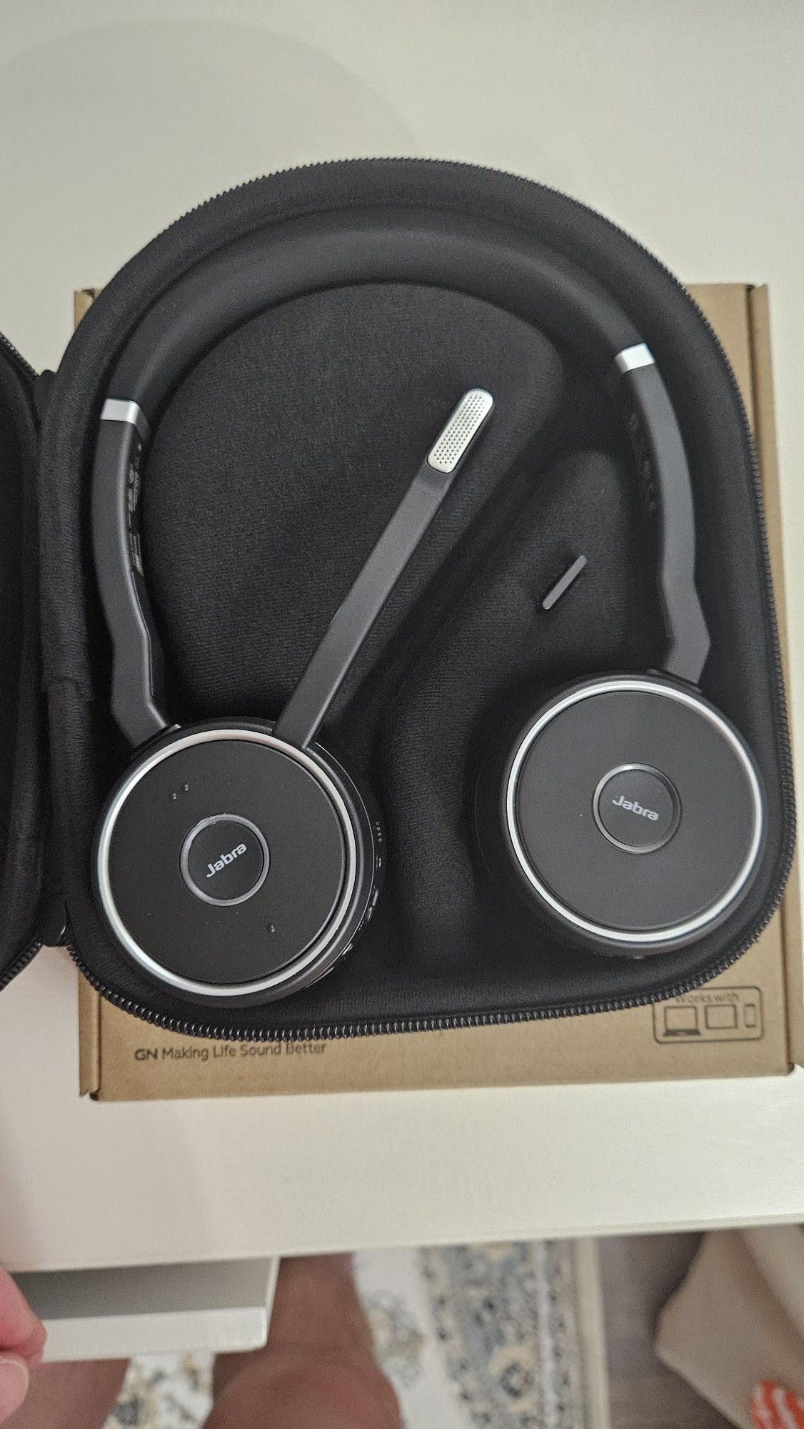 Наушники Jabra Evolve 75 SE черный