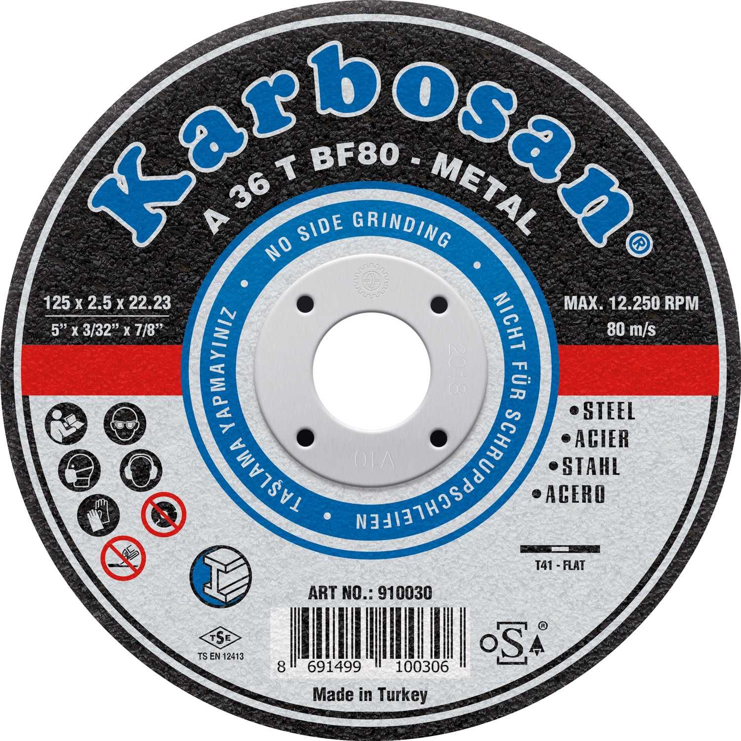 Отрезные диски Karbosan Турция распродажа