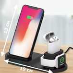 Беспроводная Быстрая Зарядка 3 в 1 для Смартфона Оптовый Точка