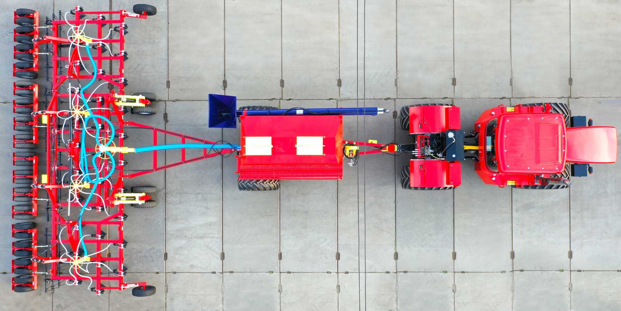 Широкозахватный пневматический посевной комплекс типа Agrator-8500"