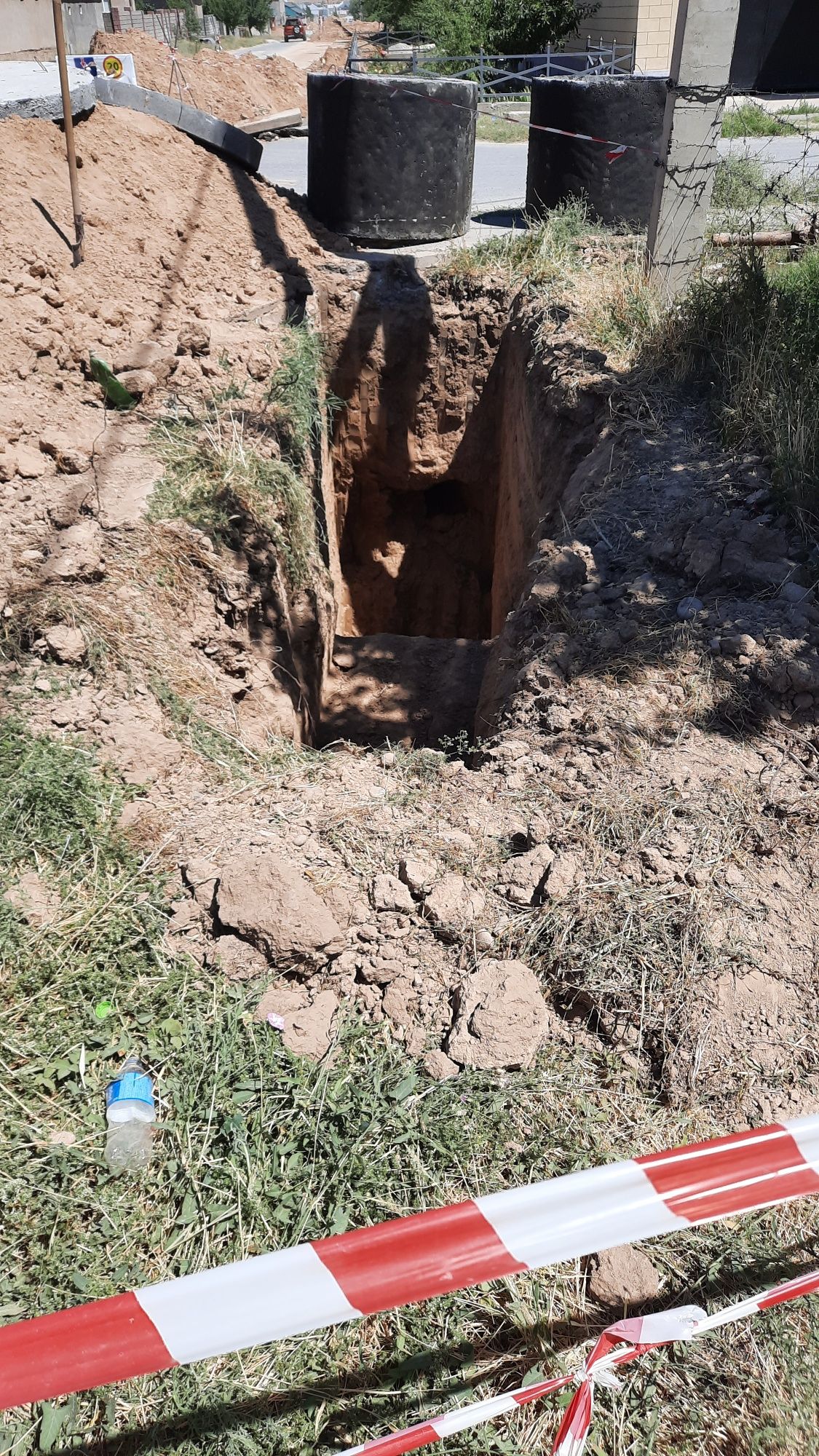 Канализация.Водопровод.Траншея.Пракол.жолдың астын тесу хабарлас!