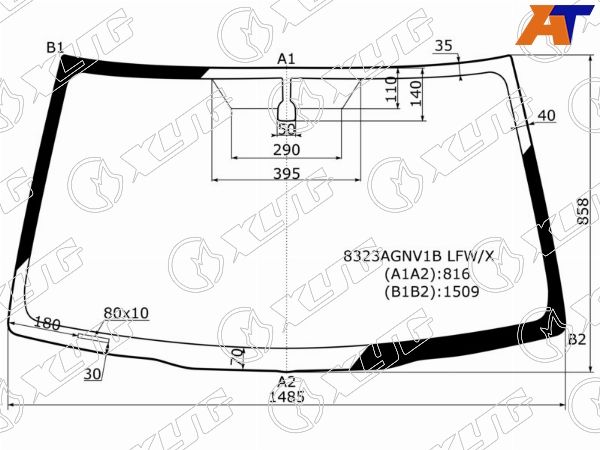 Стекло лобовое TOYOTA RAV4 #A2# 3/5D 00-06 Toyota Rav 4