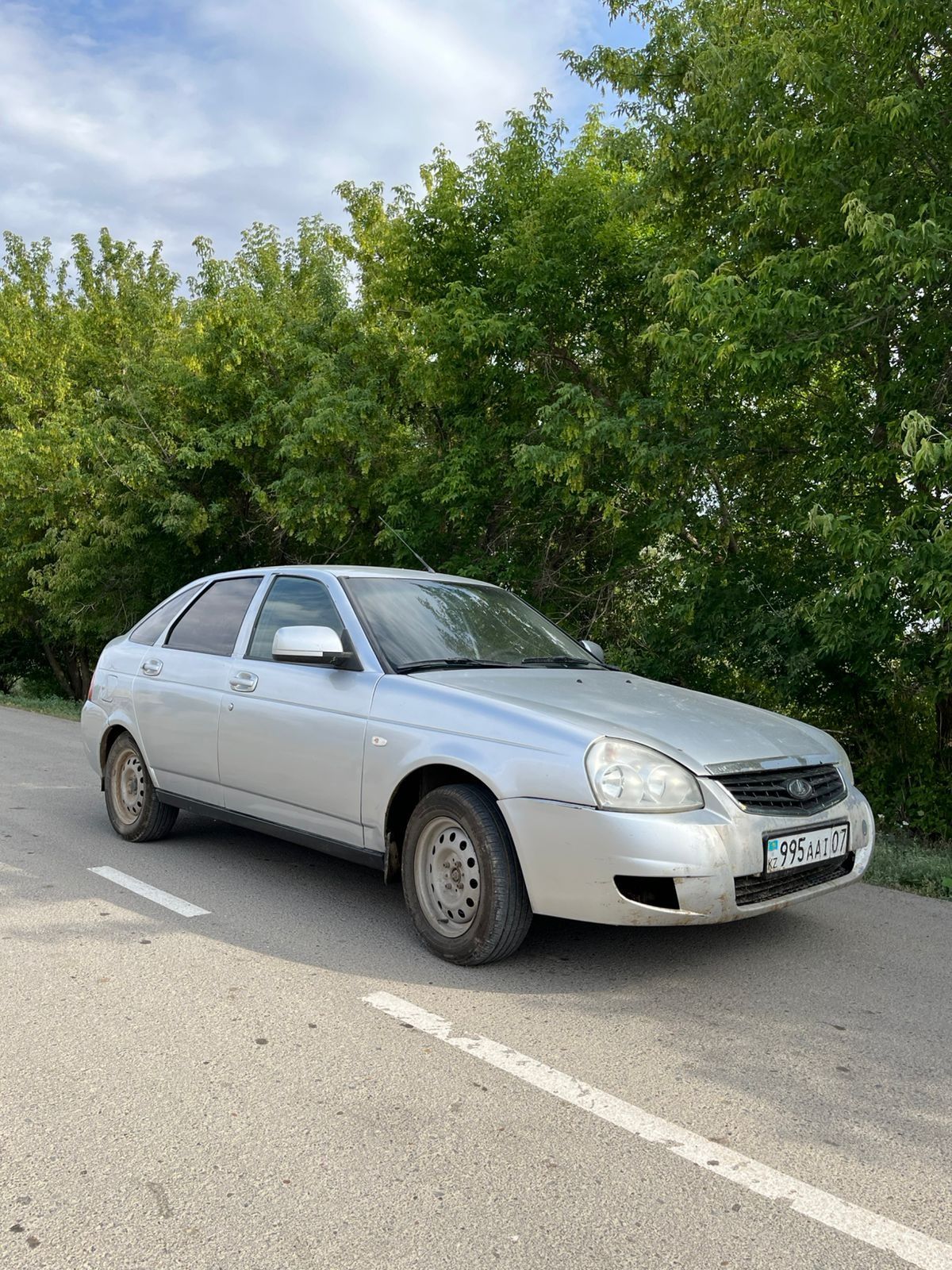 Приора хэтчбек на ходу