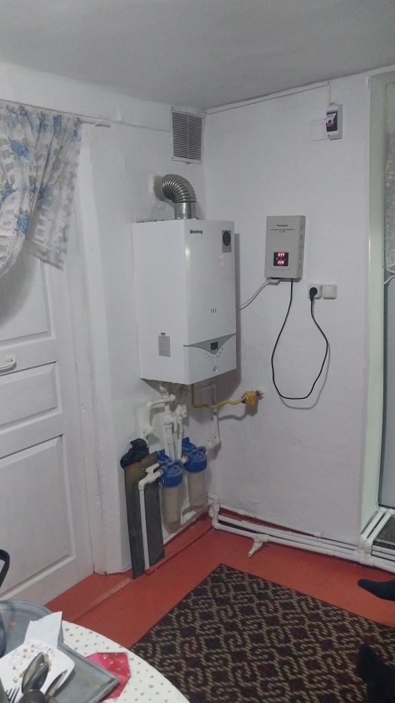 Отопление газ катель ремонт установка