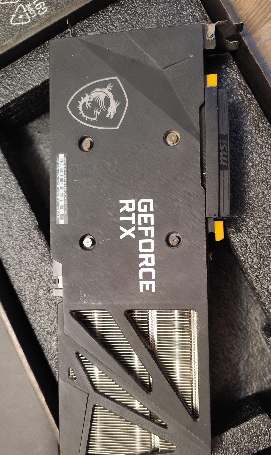 Продам видеокарту  MSI GeForce RTX 3060 Ti lhr