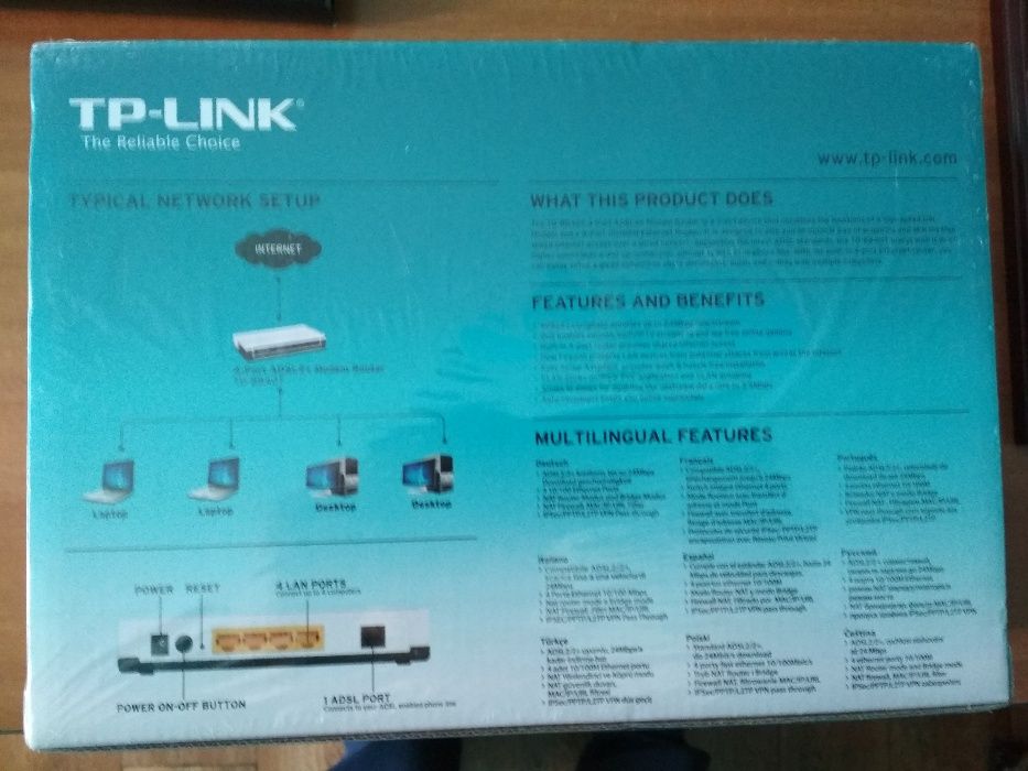 Модем TP LINK TD - 8840 T