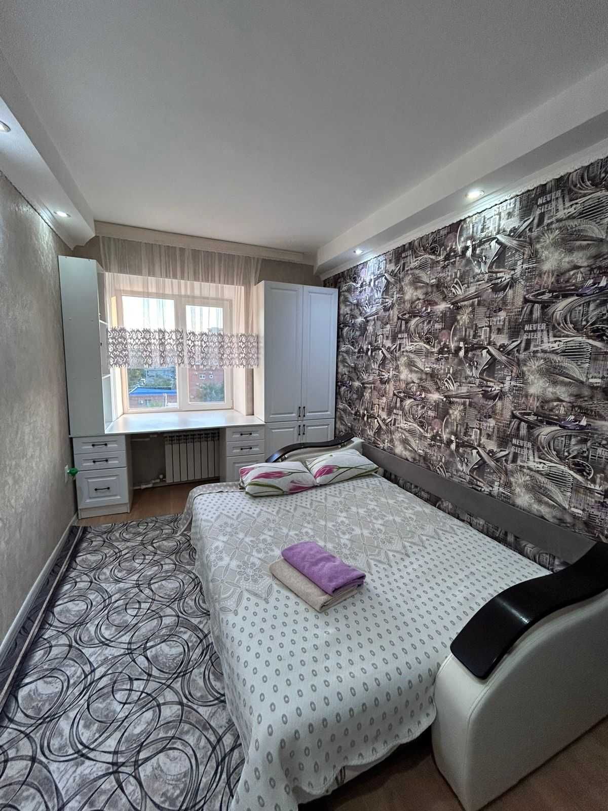3 ком.VIP.кв/Рахат-Драмтеатр-Стройконтора/Wi-fi/Сутки