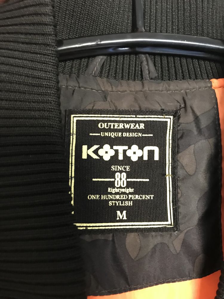 куртка бомбер мужская/подростковая koton