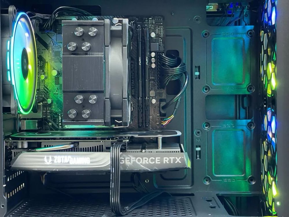 Каспи Рассрочка Системник Core i5-12400F/RAM 32Gb/SSD 1Tb/RTX 4060 8Gb