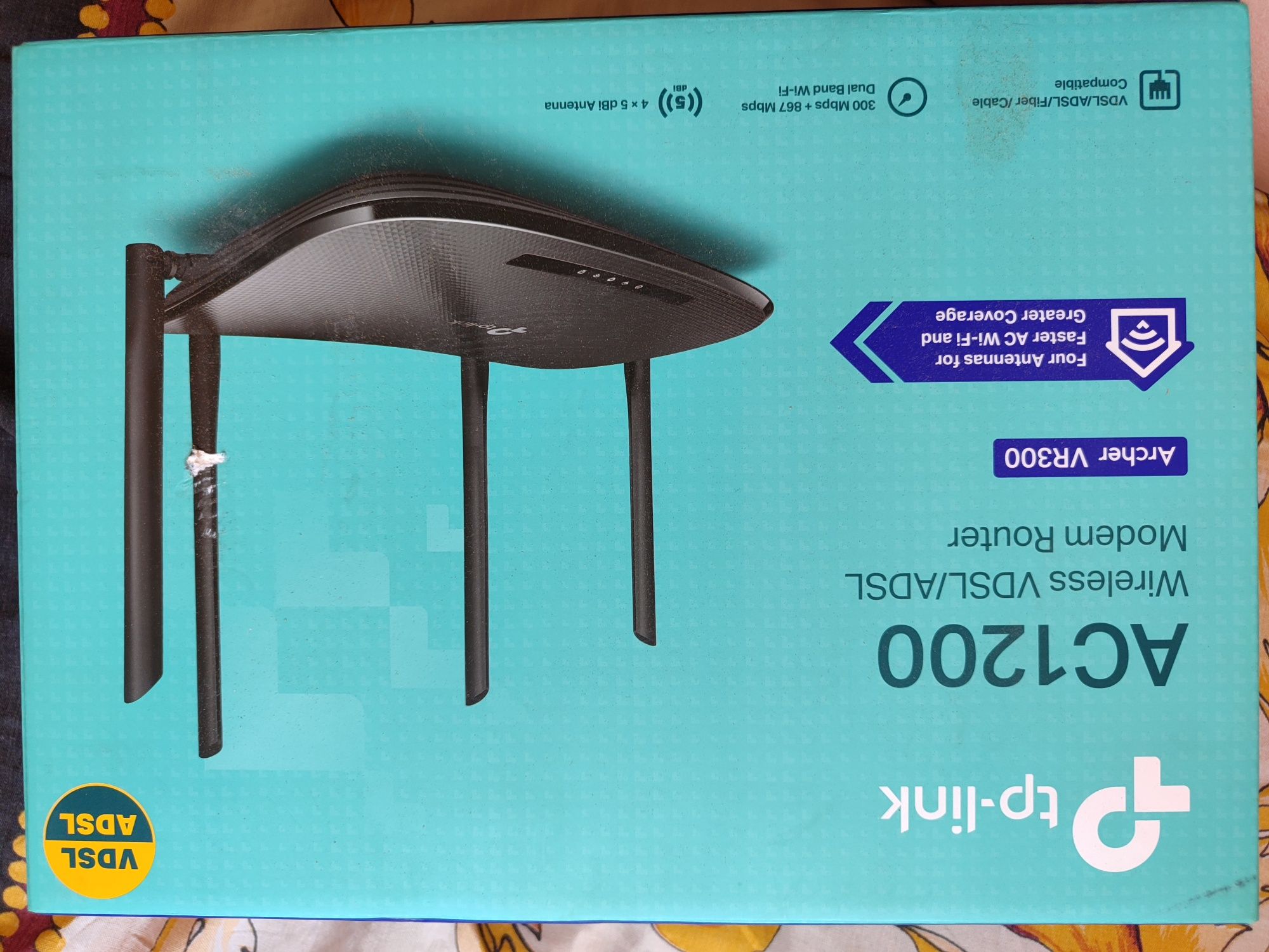 Wi-fi роутер tp-link VDSL/ADSL в прекрасном состоянии