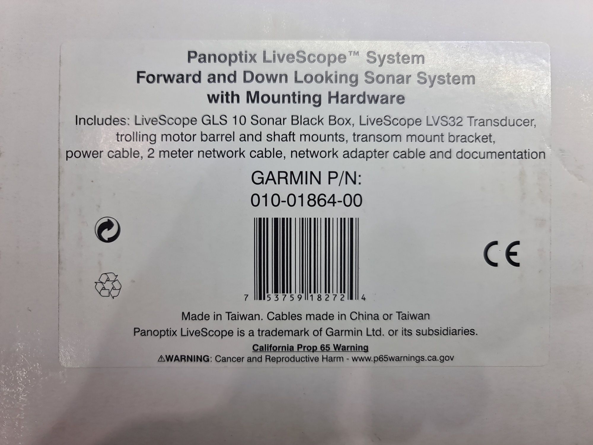 Garmin Panoptix LiveScope