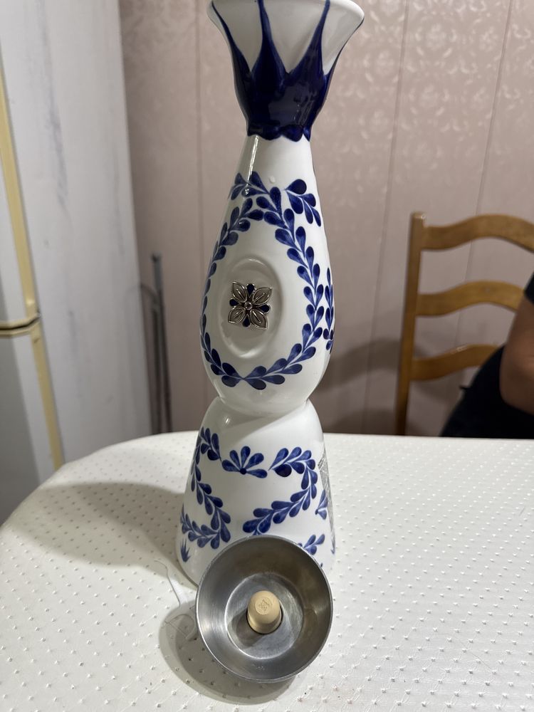 Пустая коллекционная бутылка tequila clase azul 750ml