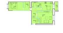 2-комнатная квартира · 67.6 м²