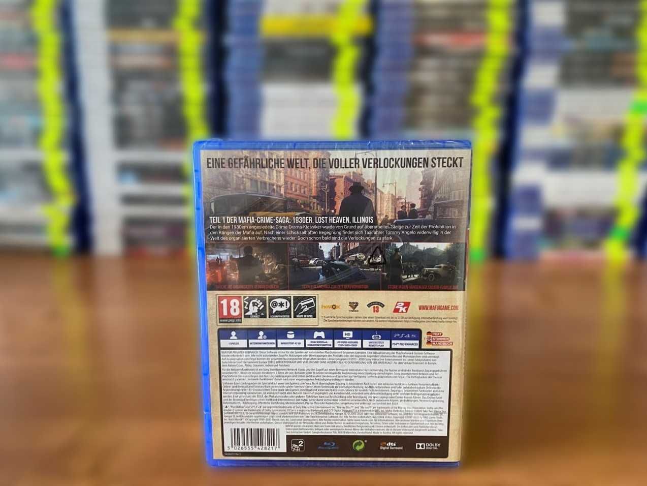 Новый Диск Mafia: Definitive Edition PS4/PS5 Большой Выбор Дисков