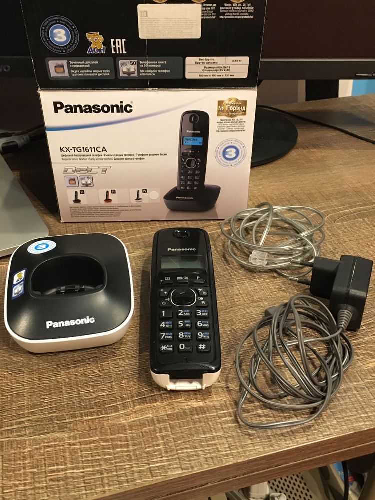Радиотелефоны Panasonic и Elenberg