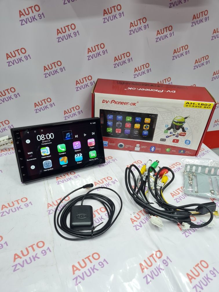 Акция!! Магнитола 2дин Андроид/2din Android. PIONEER!!! Магнитафон маф