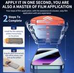 Защитное стекло на iPhone 15 Pro Max с установочным инструментом