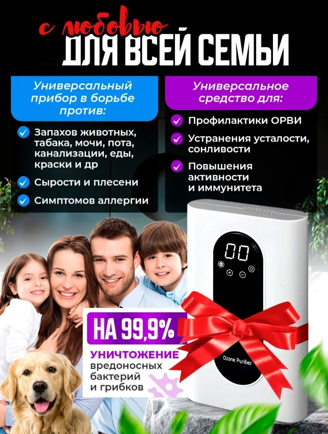 Ионизатор-Озонатор   на 100 м²