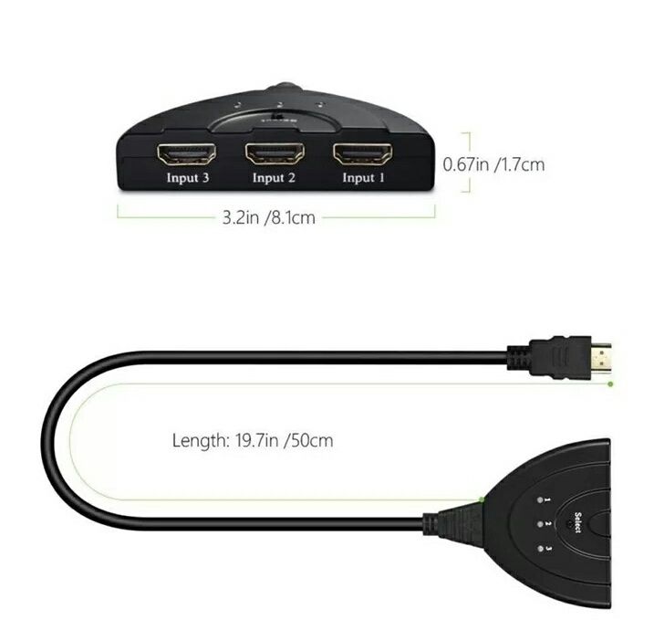 HDMI концентратор, переходник, адаптер, разветвитель, сплиттер