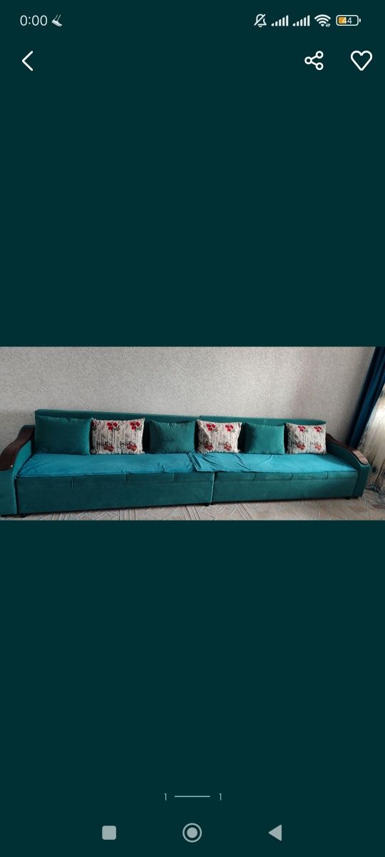 Продам продам диван 4 метра Еврокнижка состояние отличное