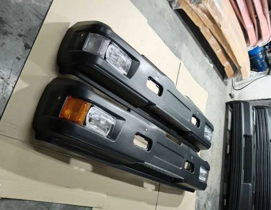 Бампер на КамАЗ-65115 в сборе усилен железом, бампер КамАЗ в сборе