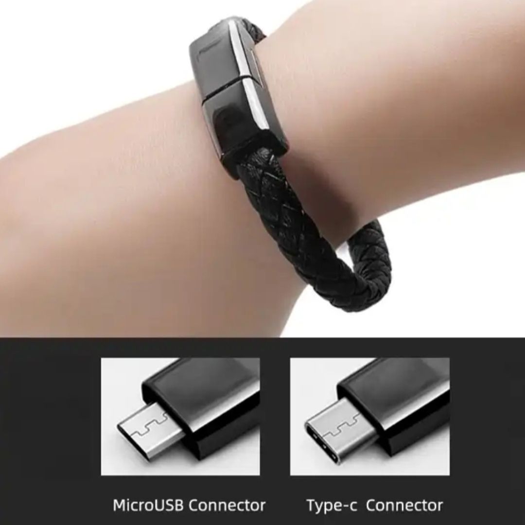 USB кабель-браслет зарядный